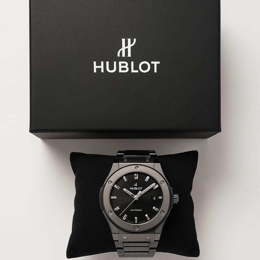 Hublot-Style Classic Men’s Luxury Watch (5-Color Collection)