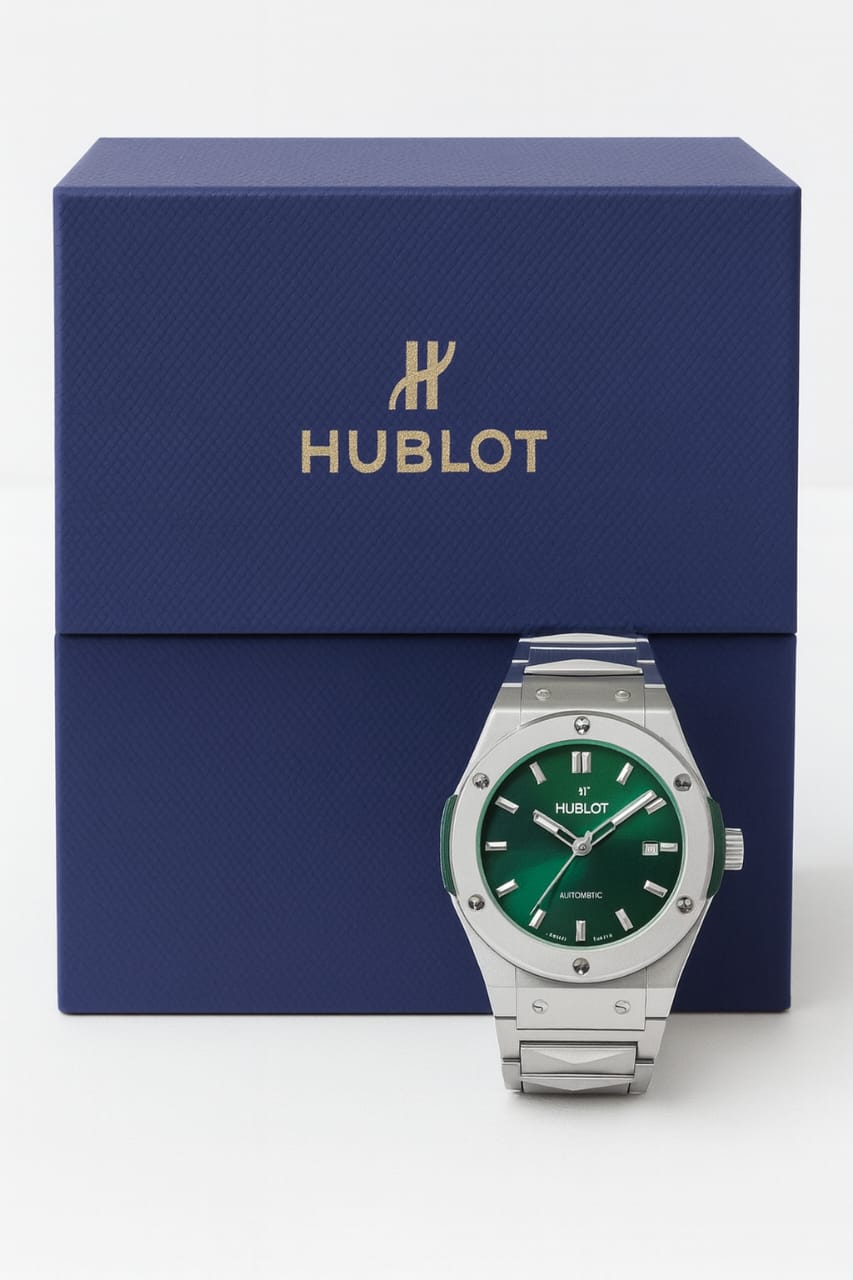 Hublot-Style Classic Men’s Luxury Watch (5-Color Collection)