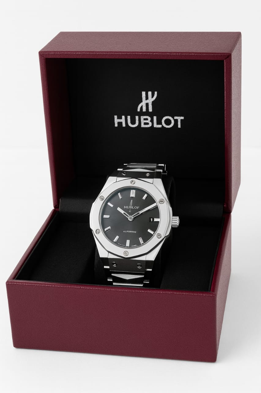Hublot-Style Classic Men’s Luxury Watch (5-Color Collection)