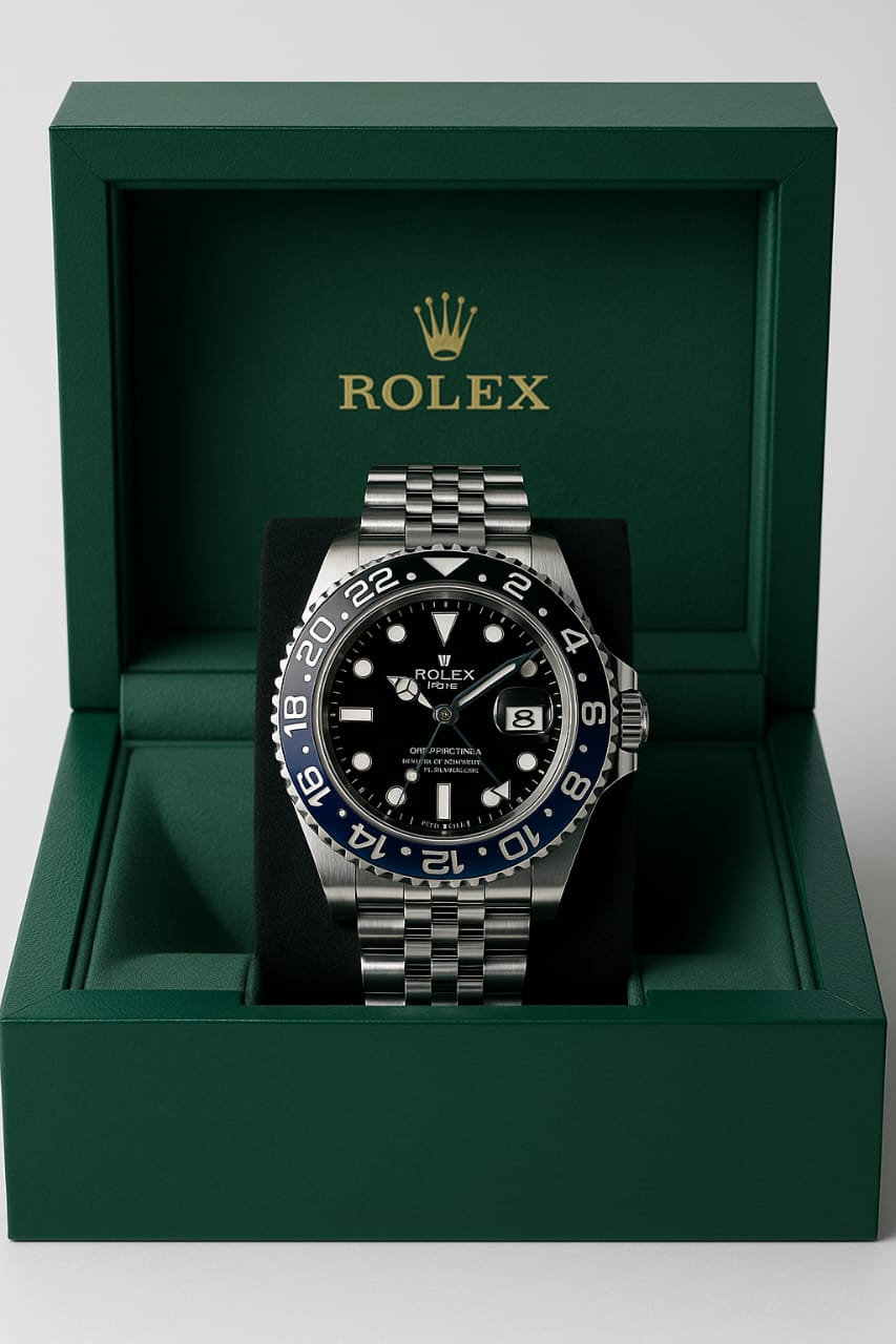 Rolex-Inspired Green Dial Luxury Watch (Men’s Edition)